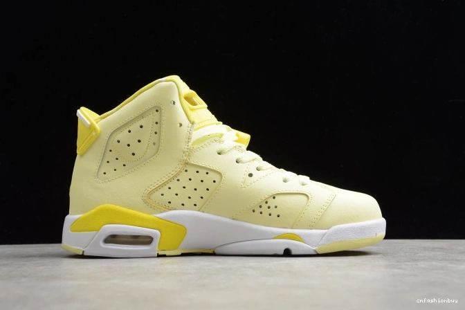543390-800 Yellow Air 6 Retro (GS) Dynamic Jordan Floral 0811
